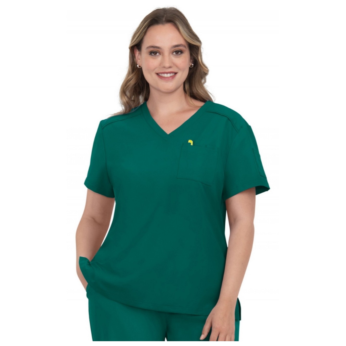 C100 Cureology Aura Modern V-Neck Top by koi