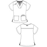 1019 koi Next Gen Hustle and Heart 3 Pocket Scrub Top