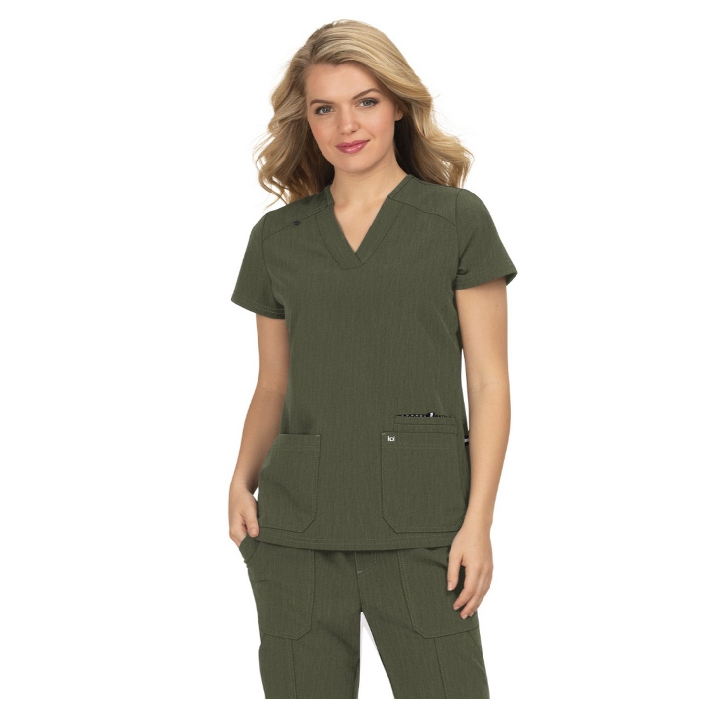 1019 koi Next Gen Hustle and Heart 3 Pocket Scrub Top