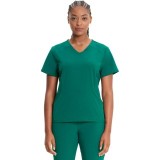 IN620A GNR8 Contemporary V-Neck Top with Kangaroo Pocket by Infinity