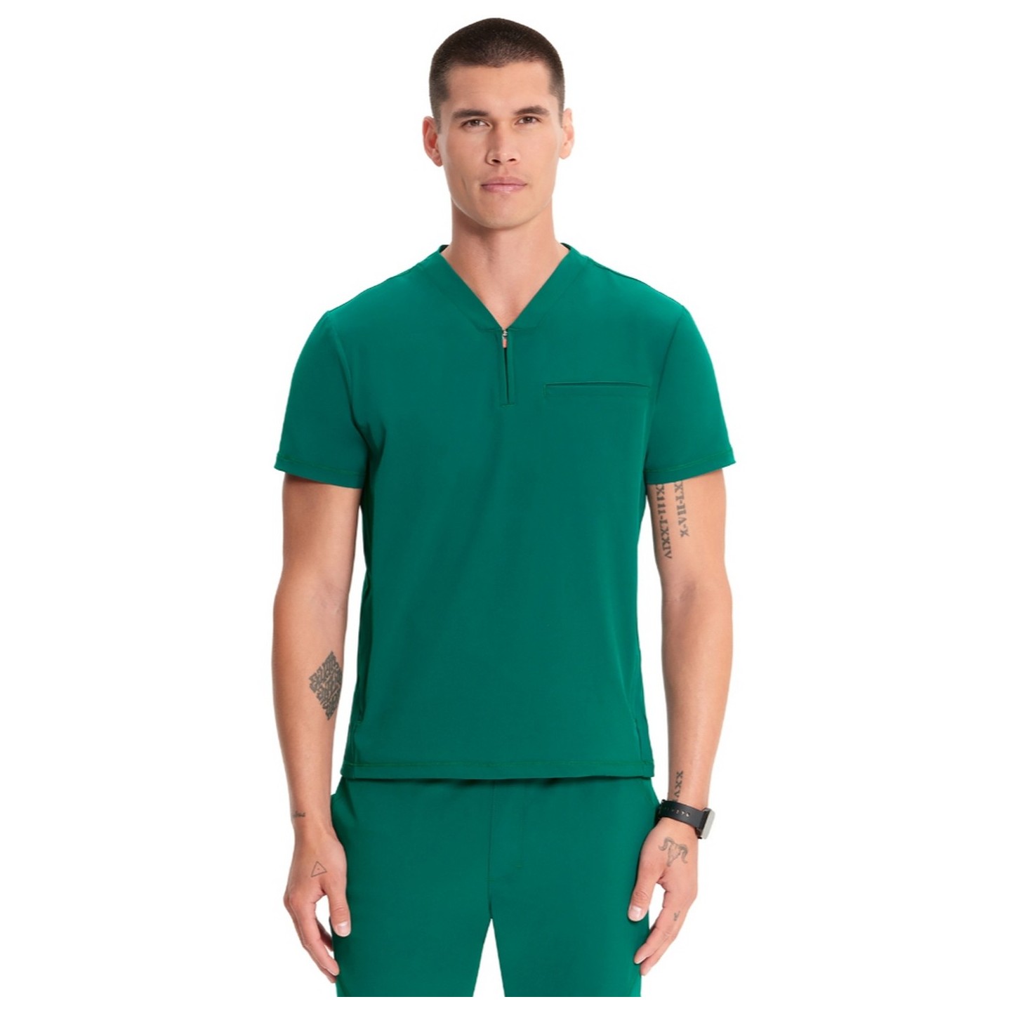 IN702A GNR8 Men's 3 Pocket Zip Neck Top by Infinity