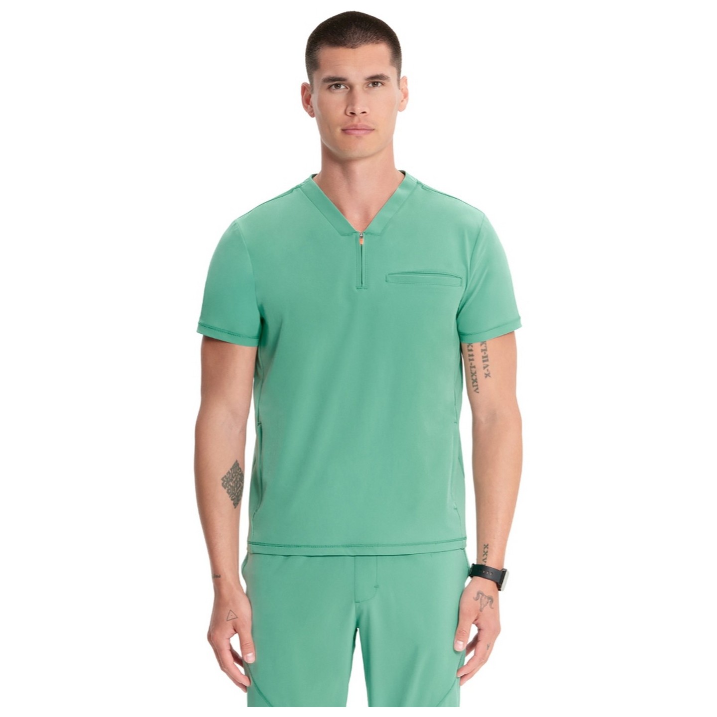 IN702A GNR8 Men's 3 Pocket Zip Neck Top by Infinity