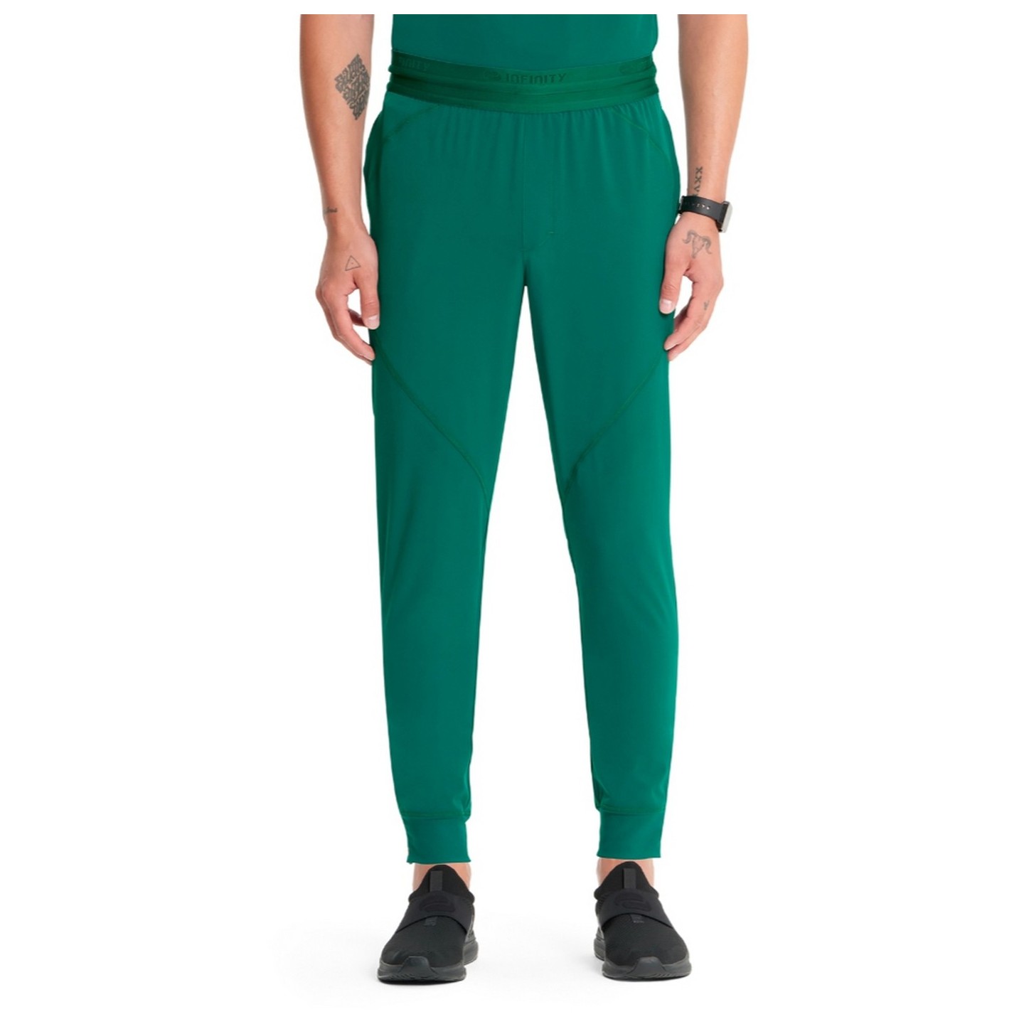 IN204A GNR8 Jogger pour Hommes à Jambe Zippée et 4 Poches par Infinity