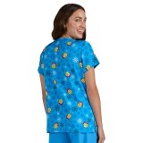 S102PR Smiley World Adoring Print Top by koi - Feeling Jolly