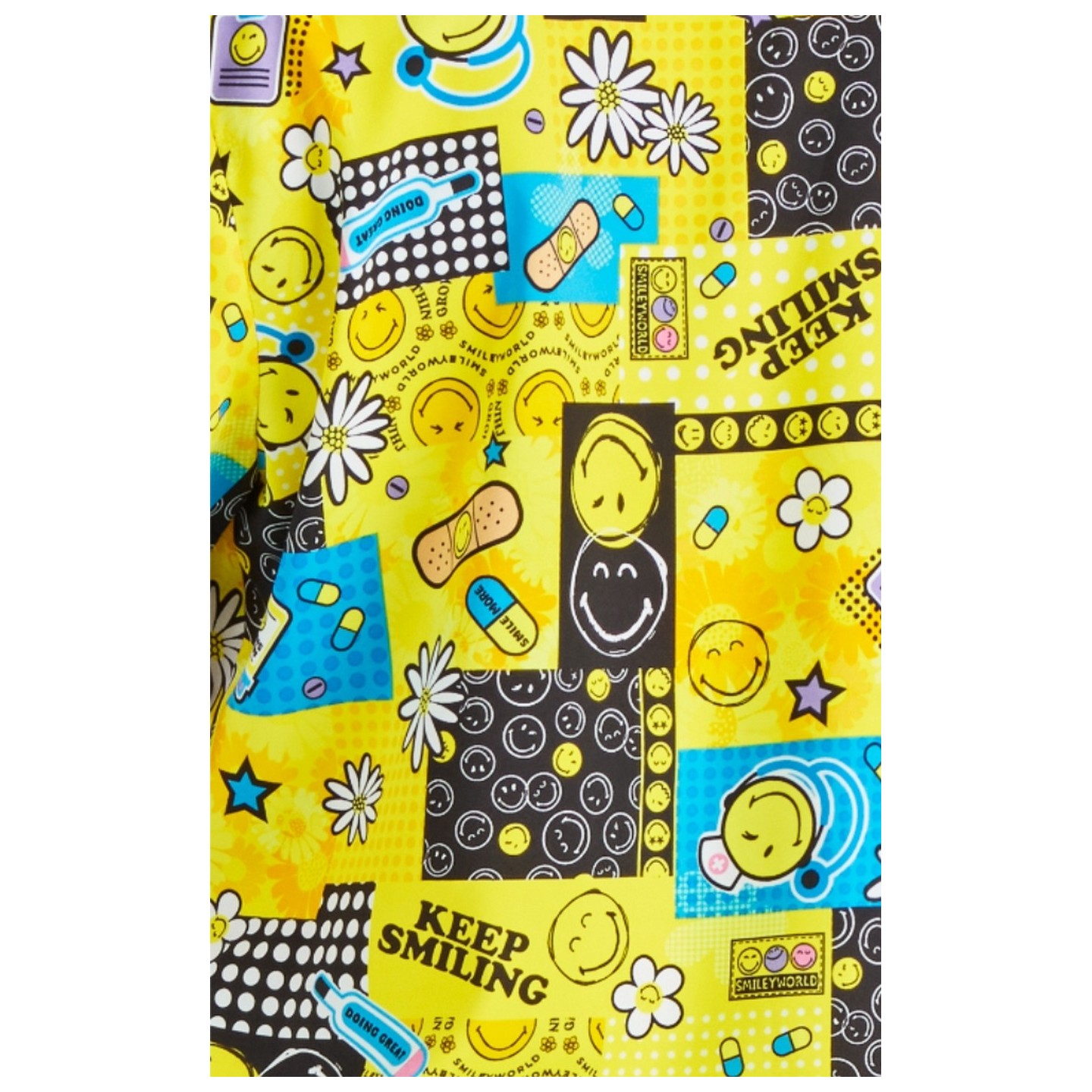 S102PR Smiley World Adoring Print Top by koi - Keep Smiling