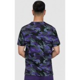 671PR koi Next Gen On Call Men's Print Top - Distressed Camo