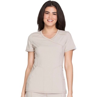 Mock Wrap Top - Cherokee Infinity - Antimicrobial