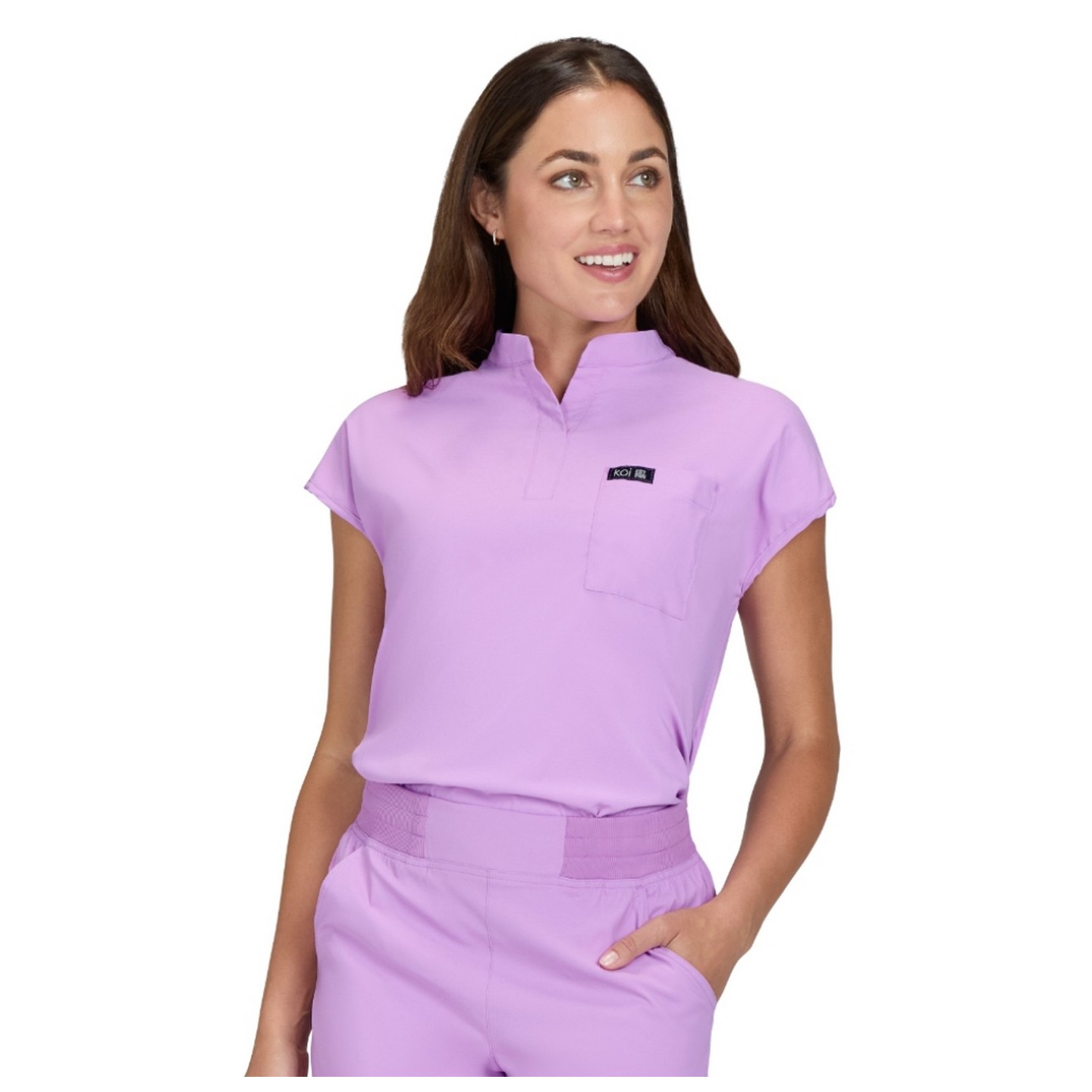 1093 koi Basics Haut Ari à Encolure Fendue 