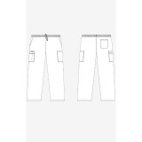 P4011 - MOBB Unisex Straight Leg Multi Pocket Scrub Pant