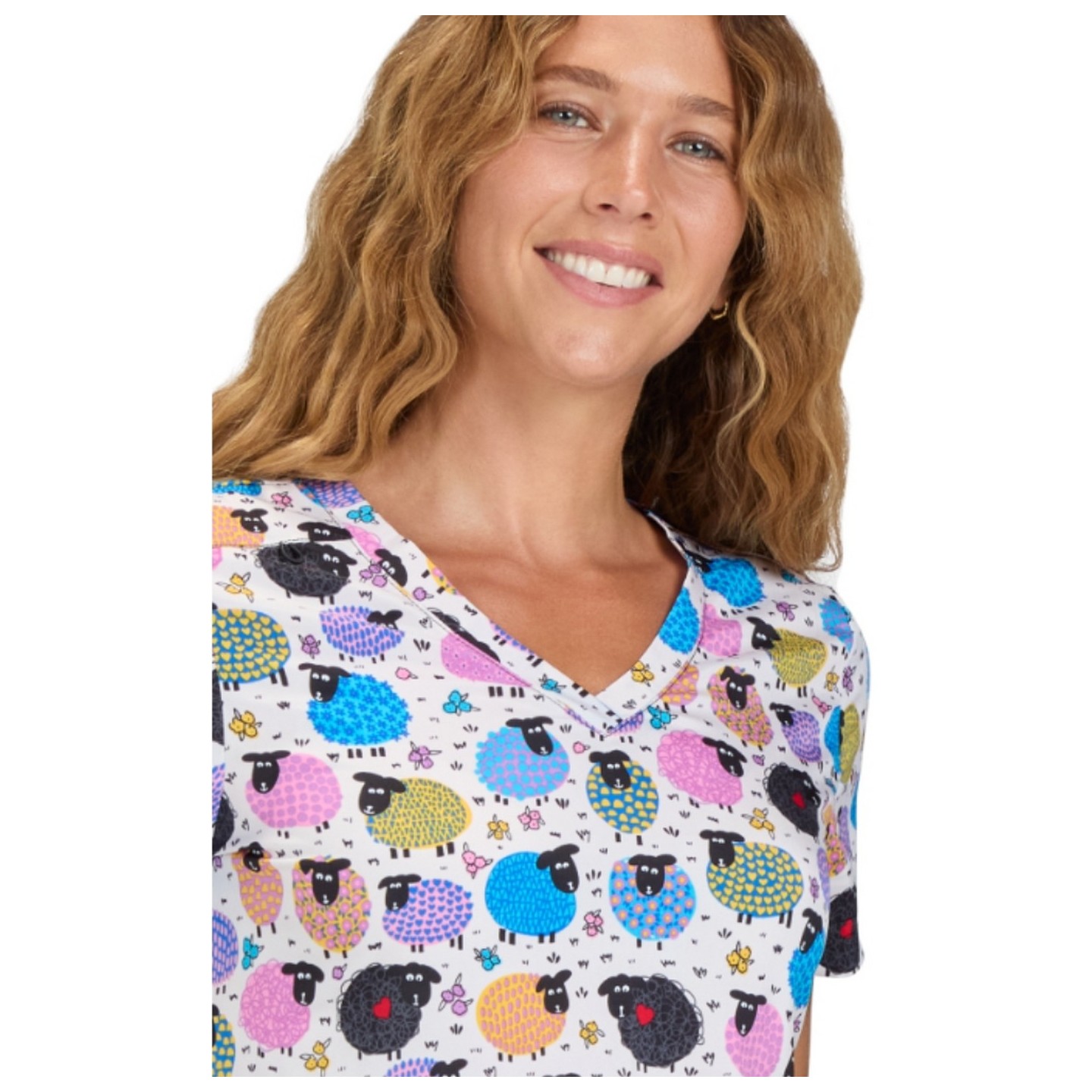 1122PRA koi Artist Series Limited Edition Rosalie Top - Find the Black Sheep