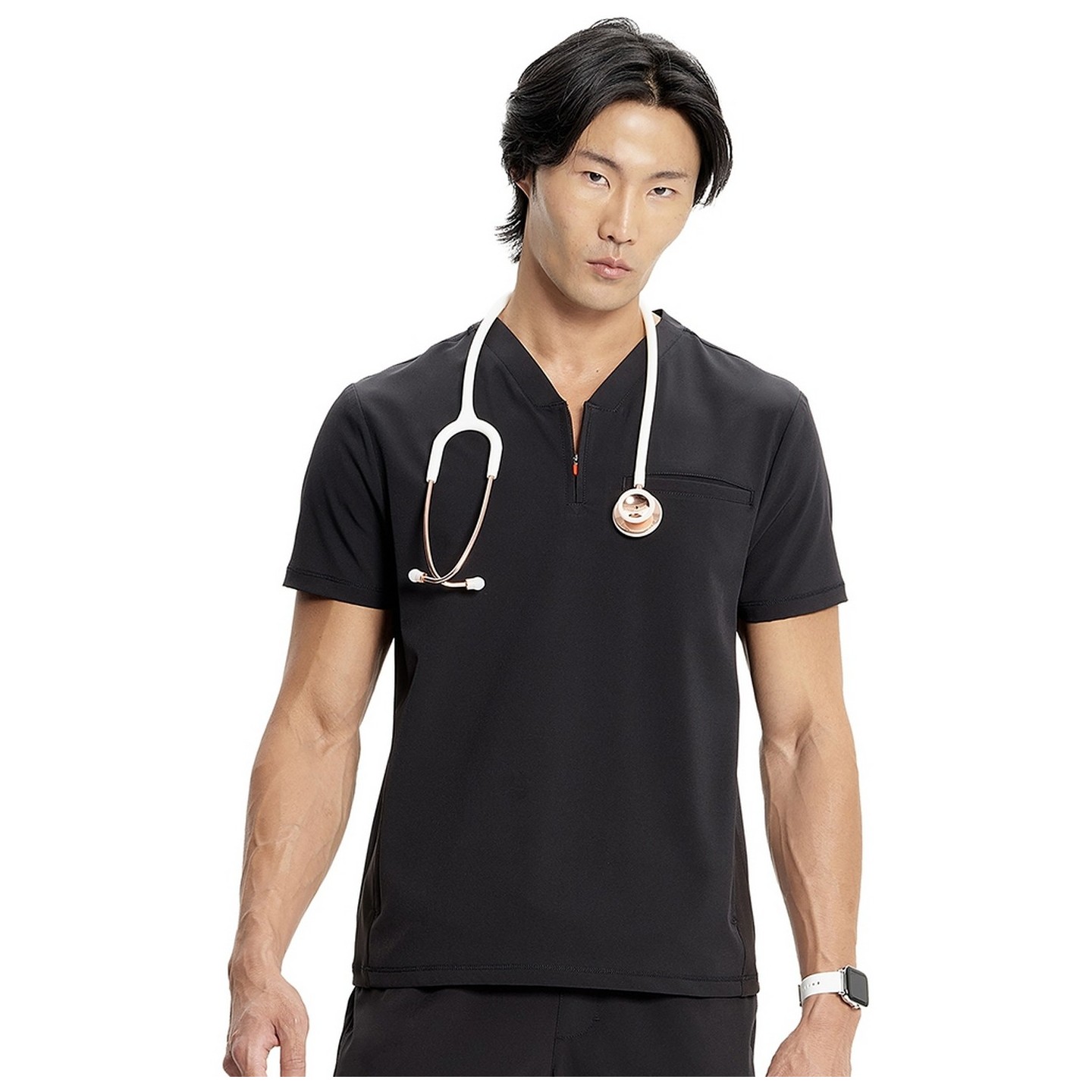 IN702A GNR8 Men's 3 Pocket Zip Neck Top by Infinity