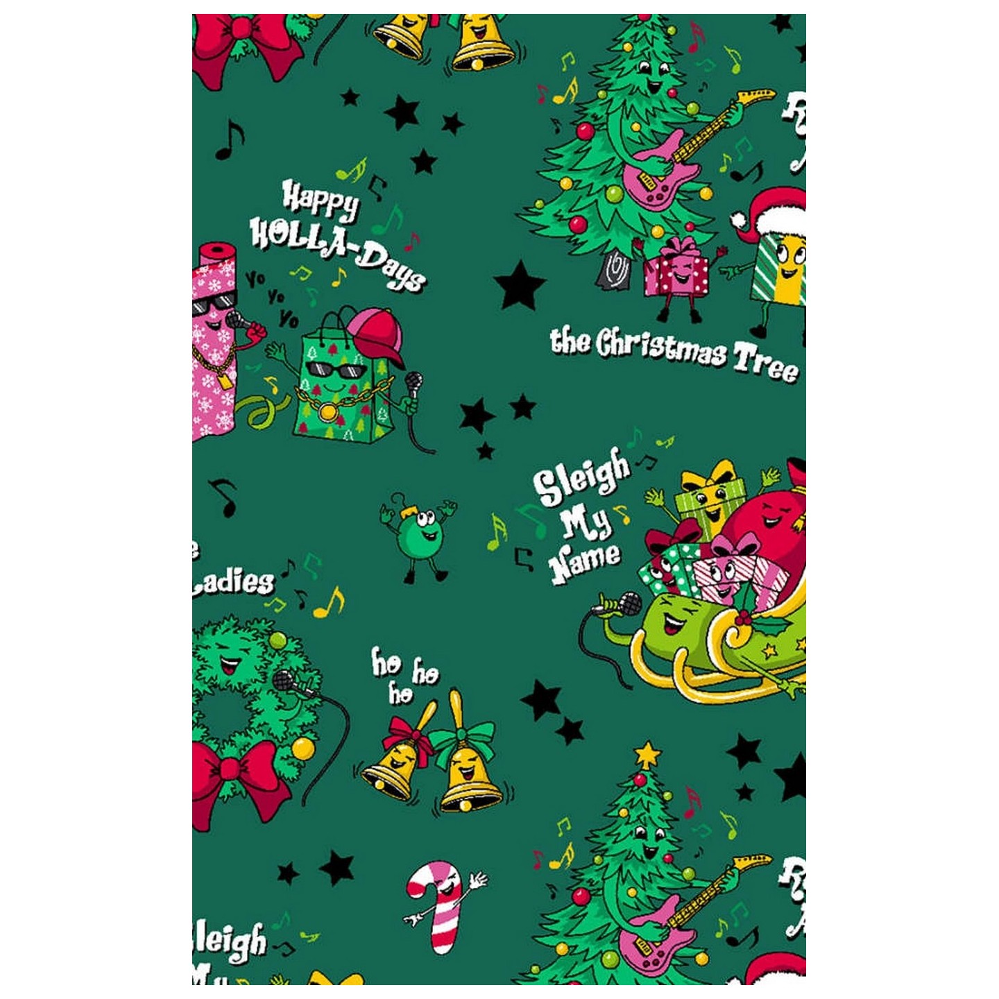 CK321 Cherokee Genuine Veste d'Échauffement Imprimer à Fermature de Pression - Sleigh My Name