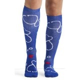 Print Support Healing Thoughts Women's Graduated Medium Support Compression Socks by Cherokee