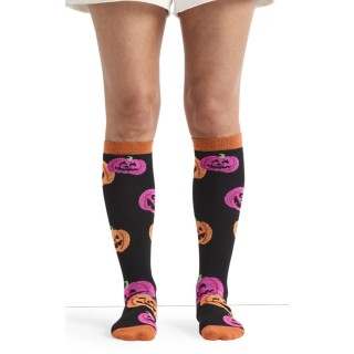 Print Support Happy Pumpkins Chaussettes de Compression Moyen Gradué pour Femmes par Cherokee