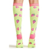 Print Support Strawberry Patch Chaussettes de Compression Moyen Gradué pour Femmes par Cherokee