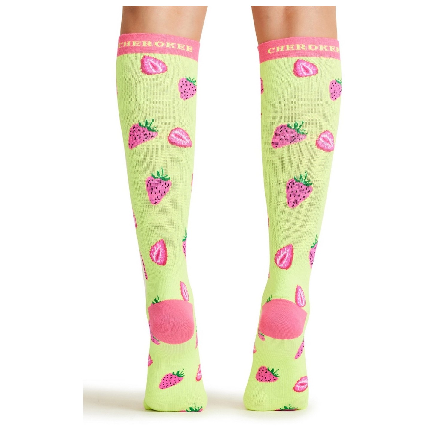 Print Support Strawberry Patch Chaussettes de Compression Moyen Gradué pour Femmes par Cherokee