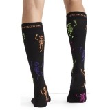 Men's Print Support Dancing Skeletons Graduated Medium Support Compression Socks by Cherokee