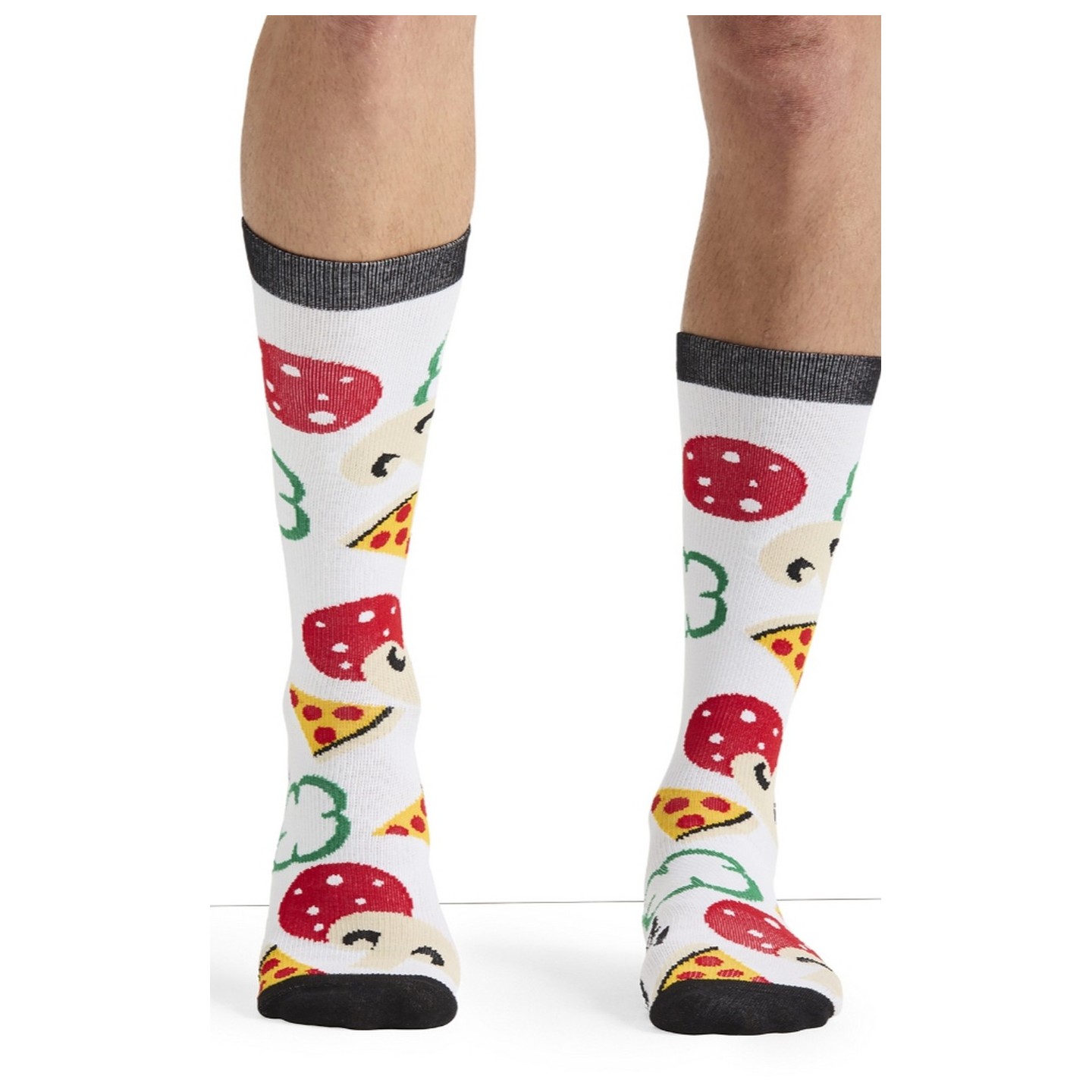 Print Support Pizza Me Chaussettes de Compression Moyen Gradué pour Hommes par Cherokee