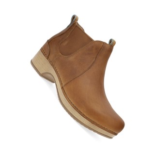 Botte Becka Tan Oiled Pull Up par Dansko