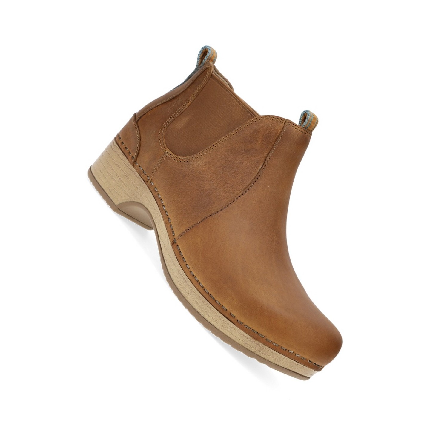 Becka Tan Oiled Pull Up Boot by Dansko