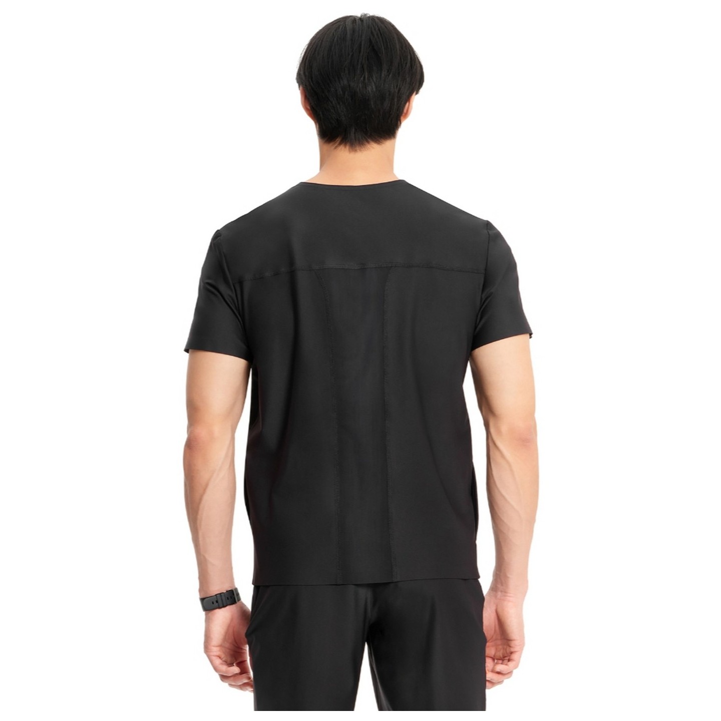 IN823A Kinetic Haut à col V en Tricot avec 3 Poches pour Homme par Infinity