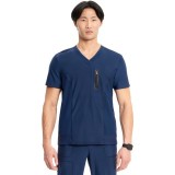 IN823A Kinetic Men's 3 Pocket Knit V-Neck Top by Infinity
