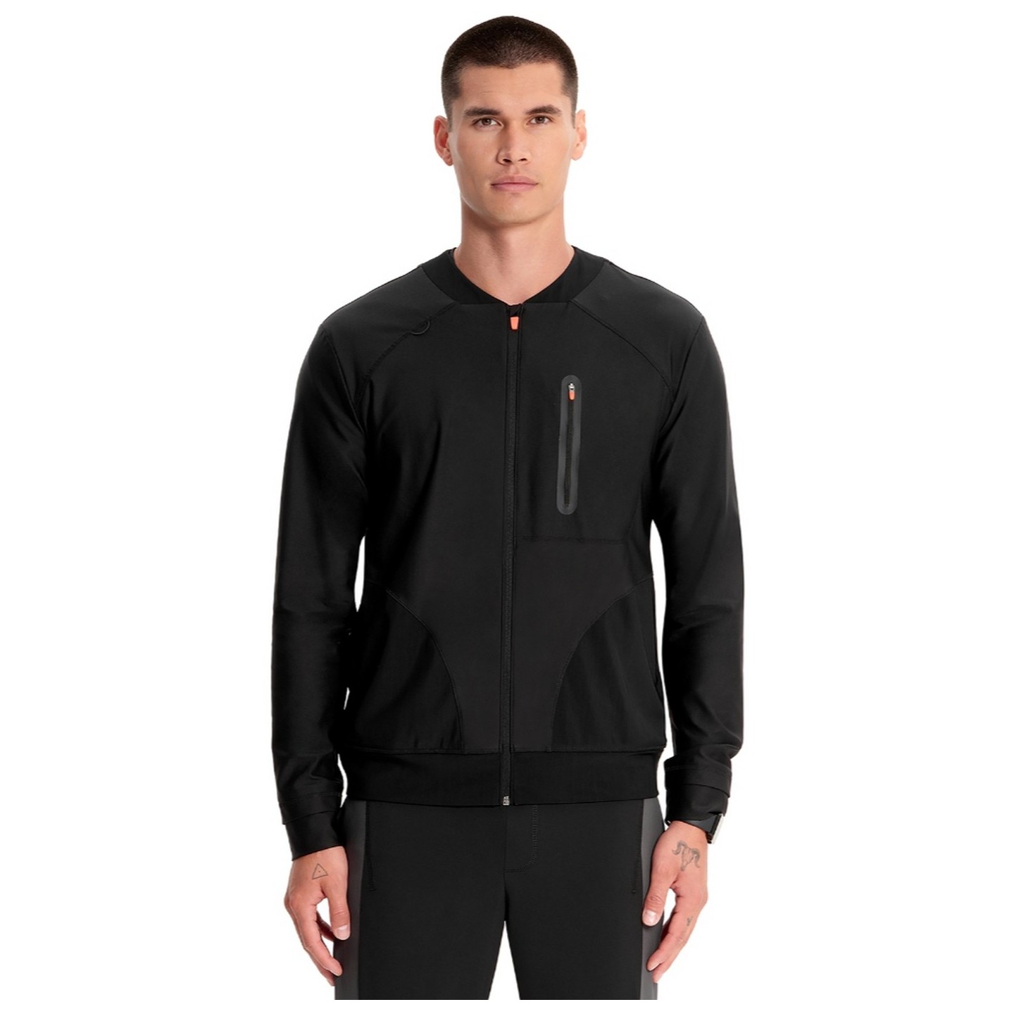 IN322A Kinetic Men's Knit Zip Front Jacket by Infinity