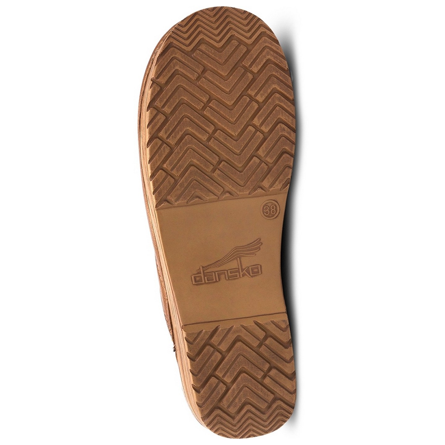 Professional Honey Distressed Leather Clog by Dansko (Men's View)