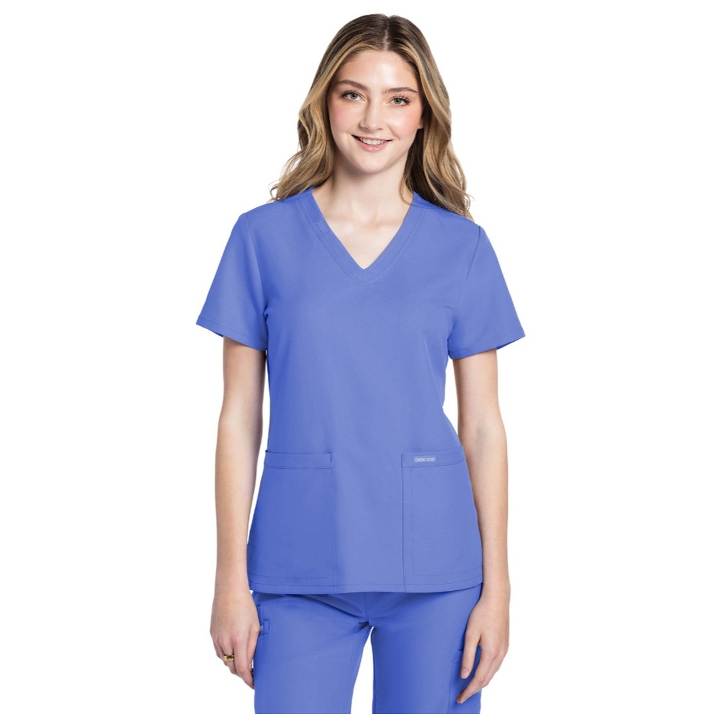 CK953A WW Originals Ultra V-Neck 2 Pocket Top by Cherokee