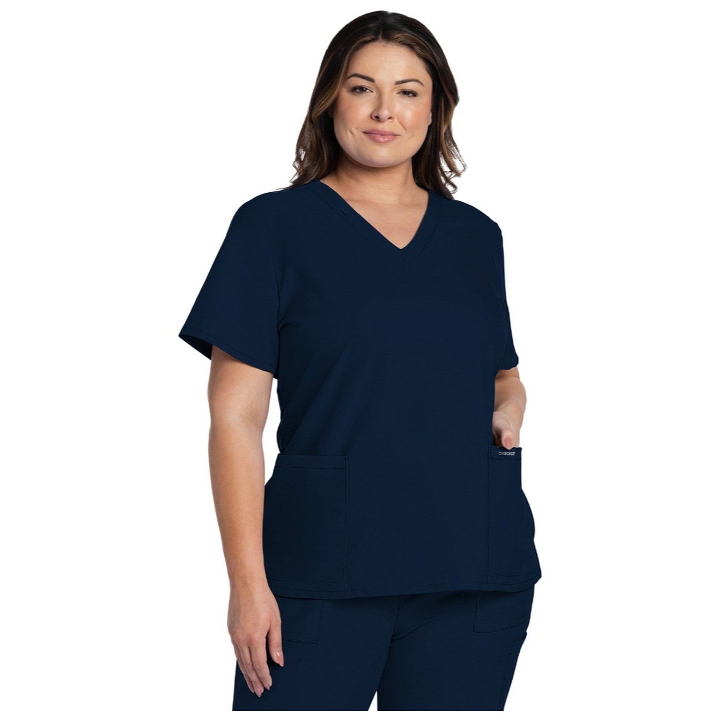 CK953A WW Originals Ultra V-Neck 2 Pocket Top by Cherokee