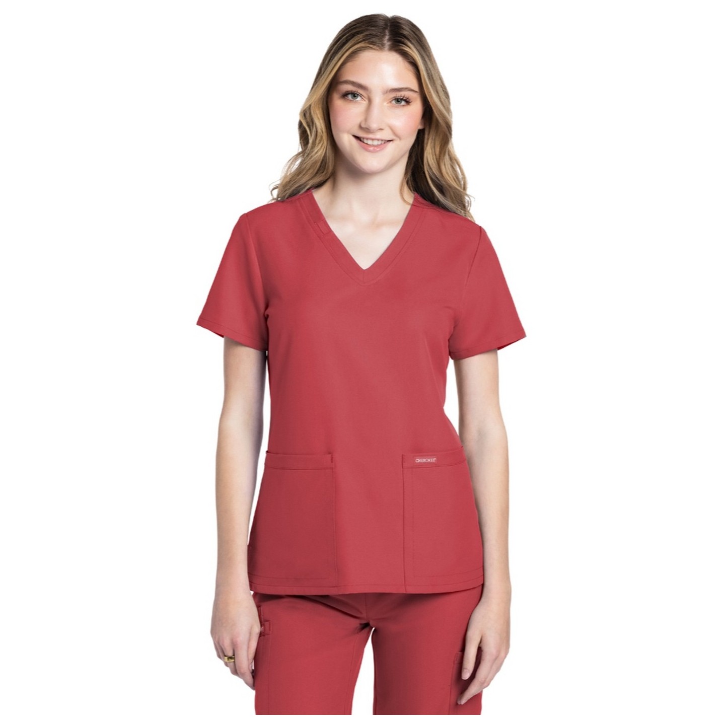 CK953A WW Originals Ultra Haut à Col en V avec 2 Poches par Cherokee