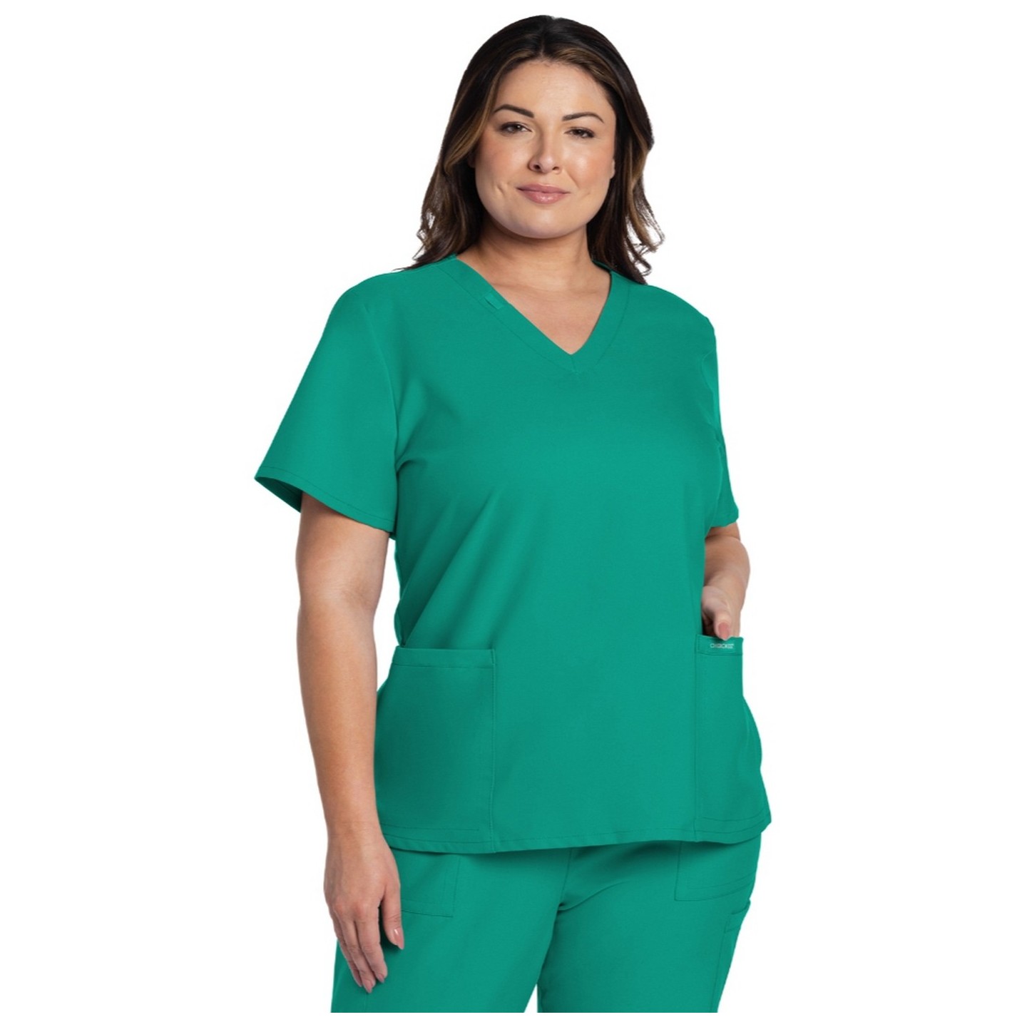 CK953A WW Originals Ultra Haut à Col en V avec 2 Poches par Cherokee