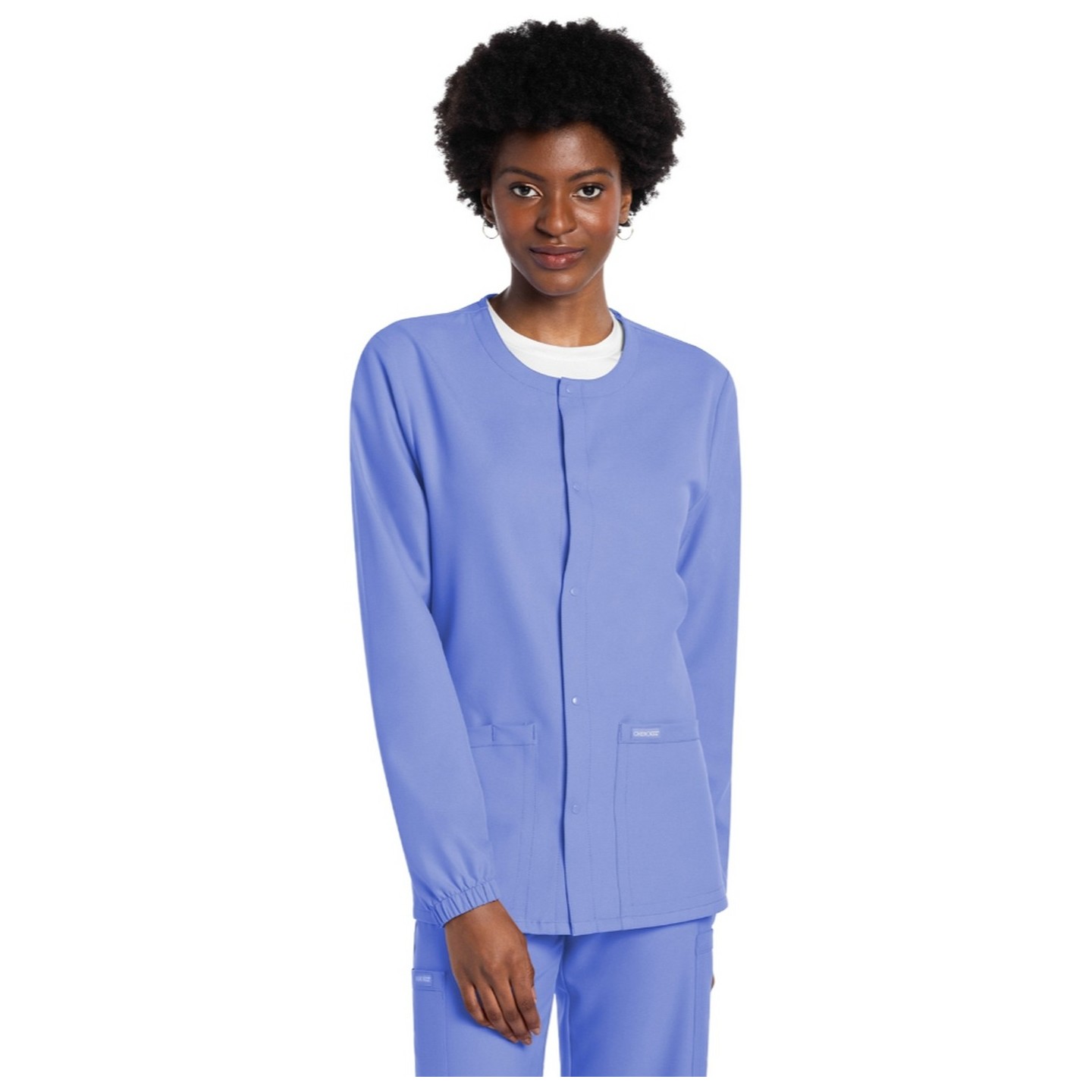 CK393A WW Originals Ultra Veste d'Échauffement Unisexe à Fermature Snap par Cherokee