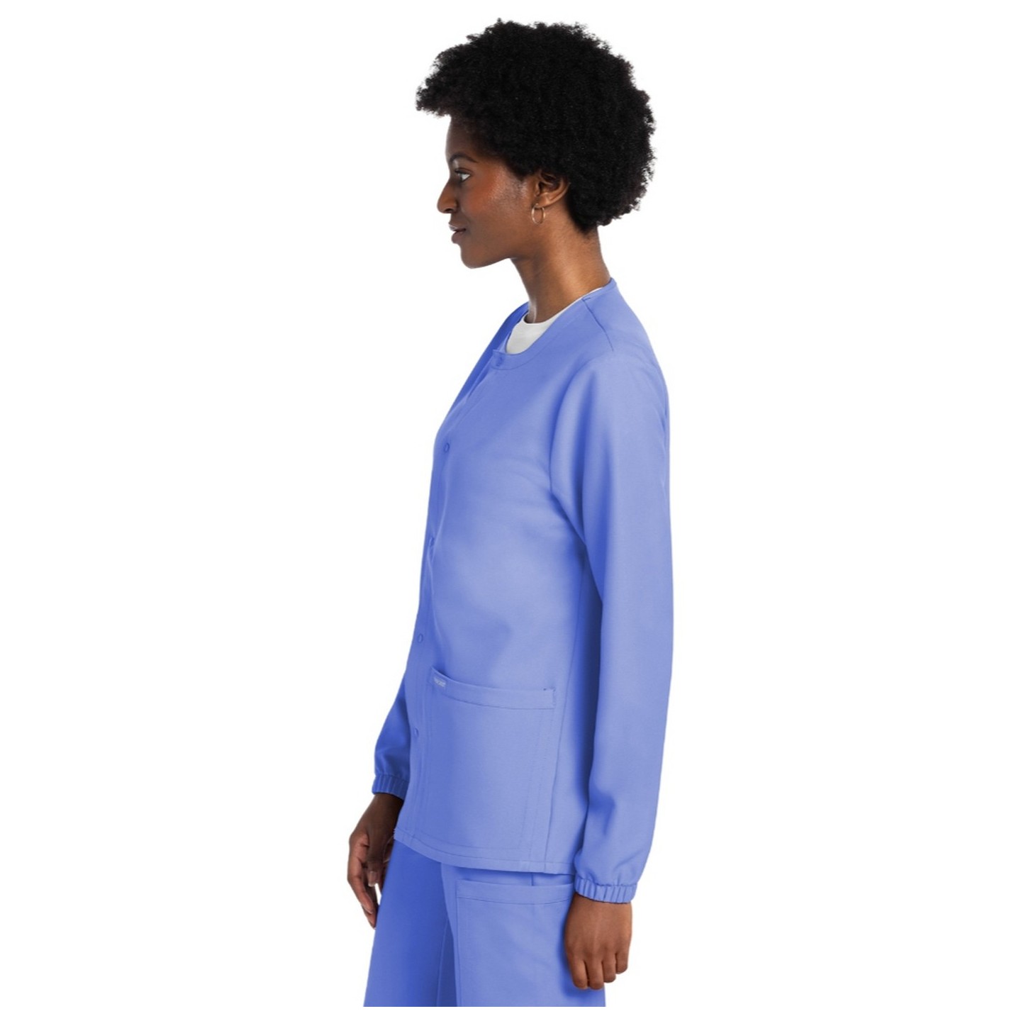 CK393A WW Originals Ultra Veste d'Échauffement Unisexe à Fermature Snap par Cherokee