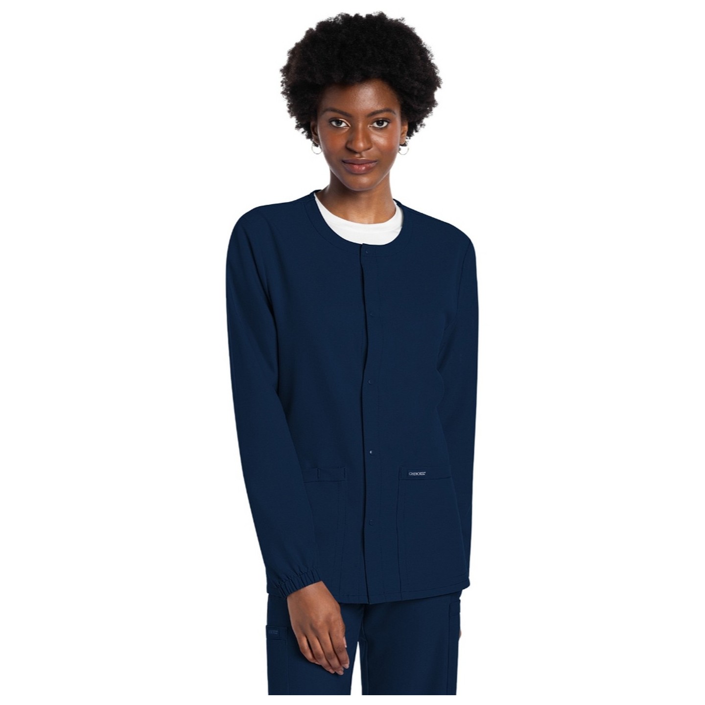 CK393A WW Originals Ultra Unisex Snap Front Warm Up Jacket by Cherokee