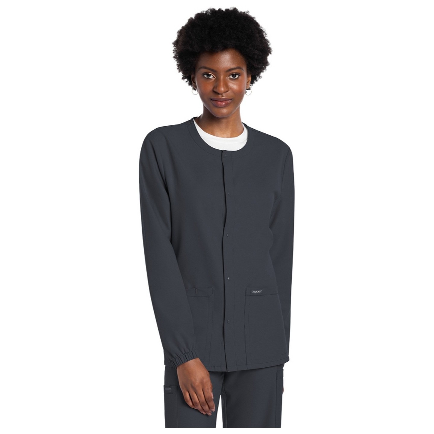 CK393A WW Originals Ultra Veste d'Échauffement Unisexe à Fermature Snap par Cherokee