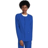 CK393A WW Originals Ultra Unisex Snap Front Warm Up Jacket by Cherokee