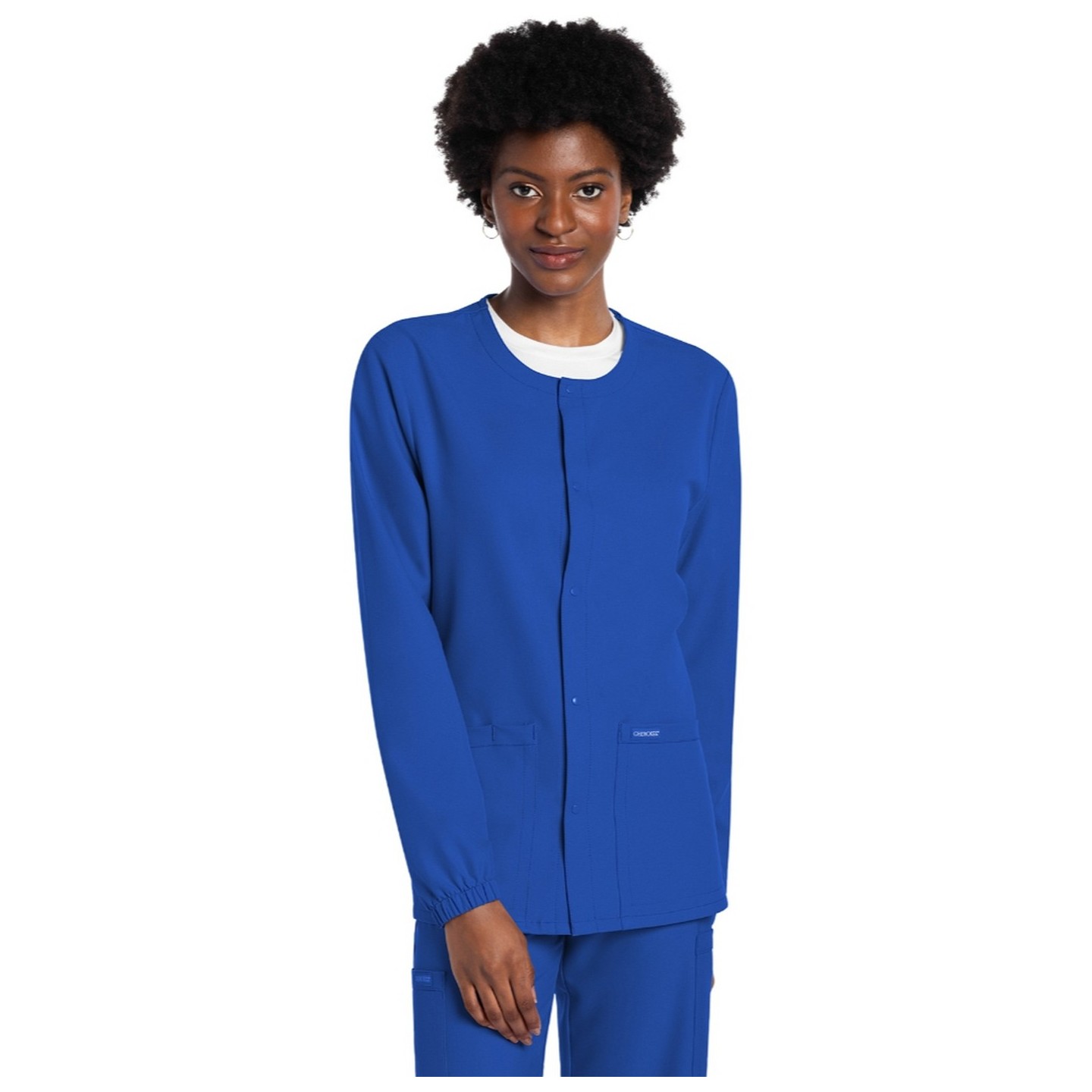 CK393A WW Originals Ultra Unisex Snap Front Warm Up Jacket by Cherokee