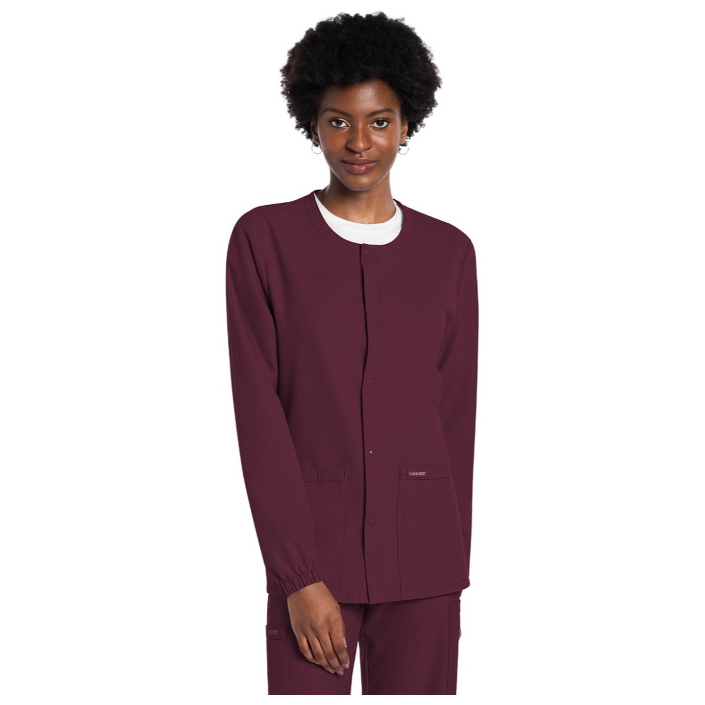 CK393A WW Originals Ultra Veste d'Échauffement Unisexe à Fermature Snap par Cherokee