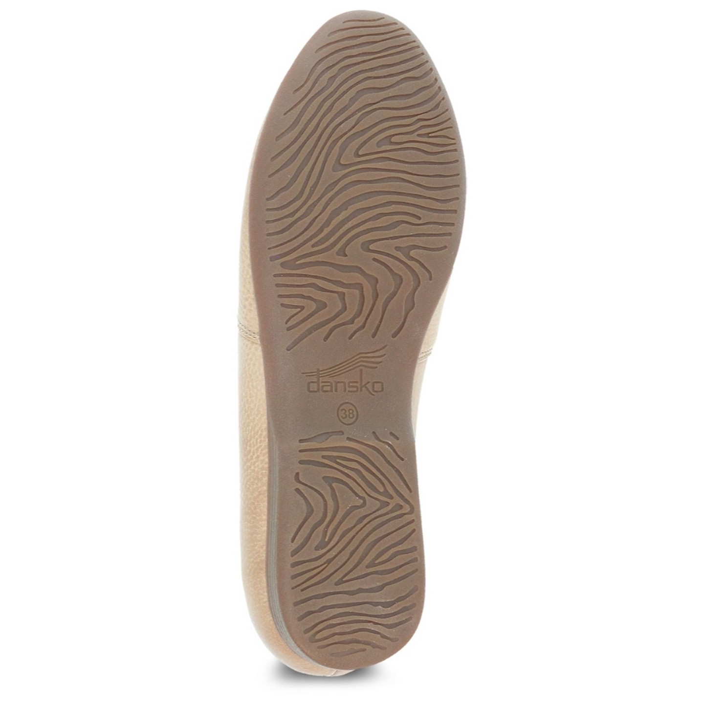 Ballerines Plats Larisa Taupe Milled pour Femmes par Dansko