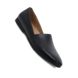 Larisa Black Milled Nappa Leather Women's Flat by Dansko 