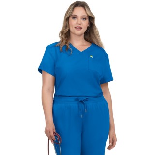 C100 Cureology Aura Modern V-Neck Top by koi