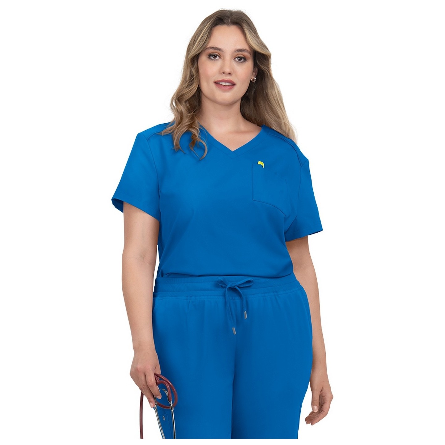 C100 Cureology Aura Modern V-Neck Top by koi