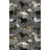 C13314 Carhartt Force Cross-Flex Oversize V-Neck Print Top - Filly Trot Pewter