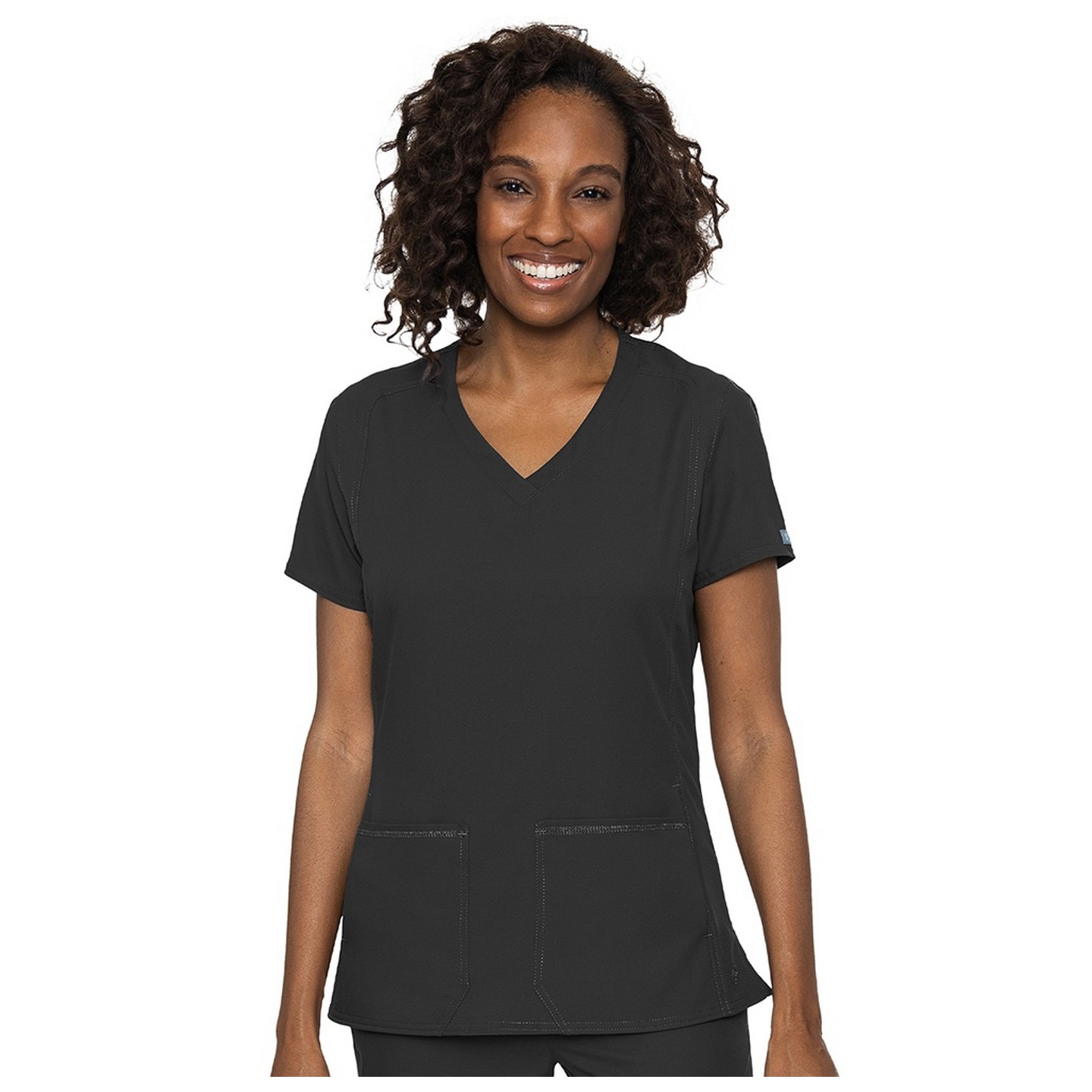 2468 Med Couture Insight Side Pocket Scrub Top