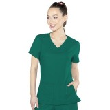 2468 Med Couture Insight Side Pocket Scrub Top