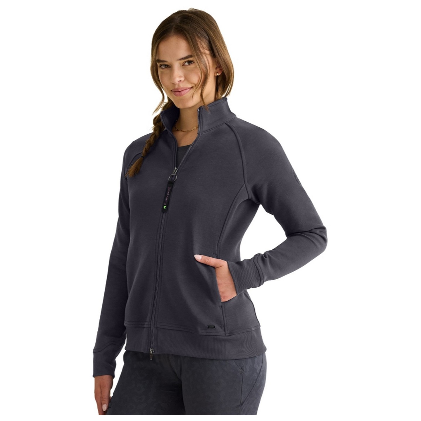 HH300F Karma Cozy 5 Pocket Warm Up Jacket by Healing Hands