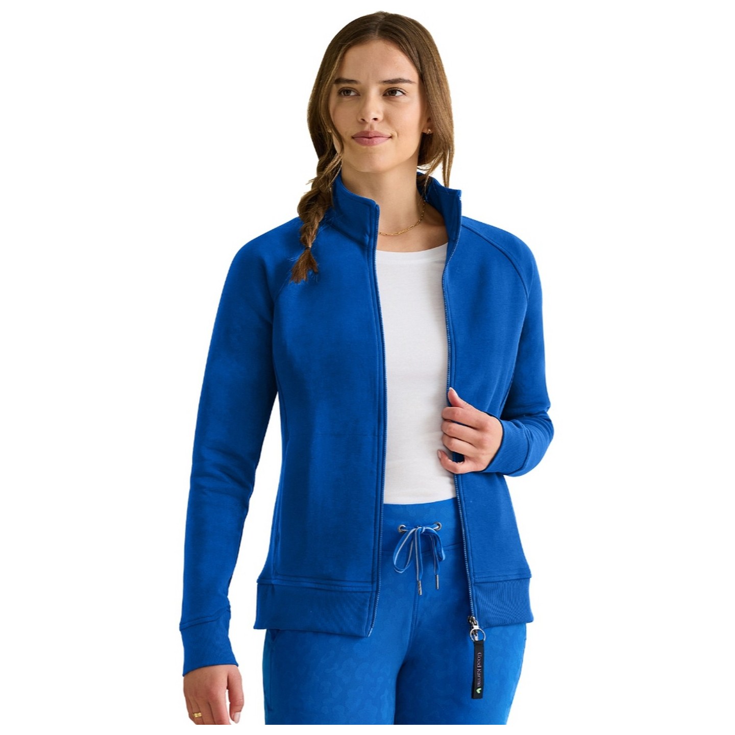 HH300F Karma Cozy 5 Pocket Warm Up Jacket by Healing Hands