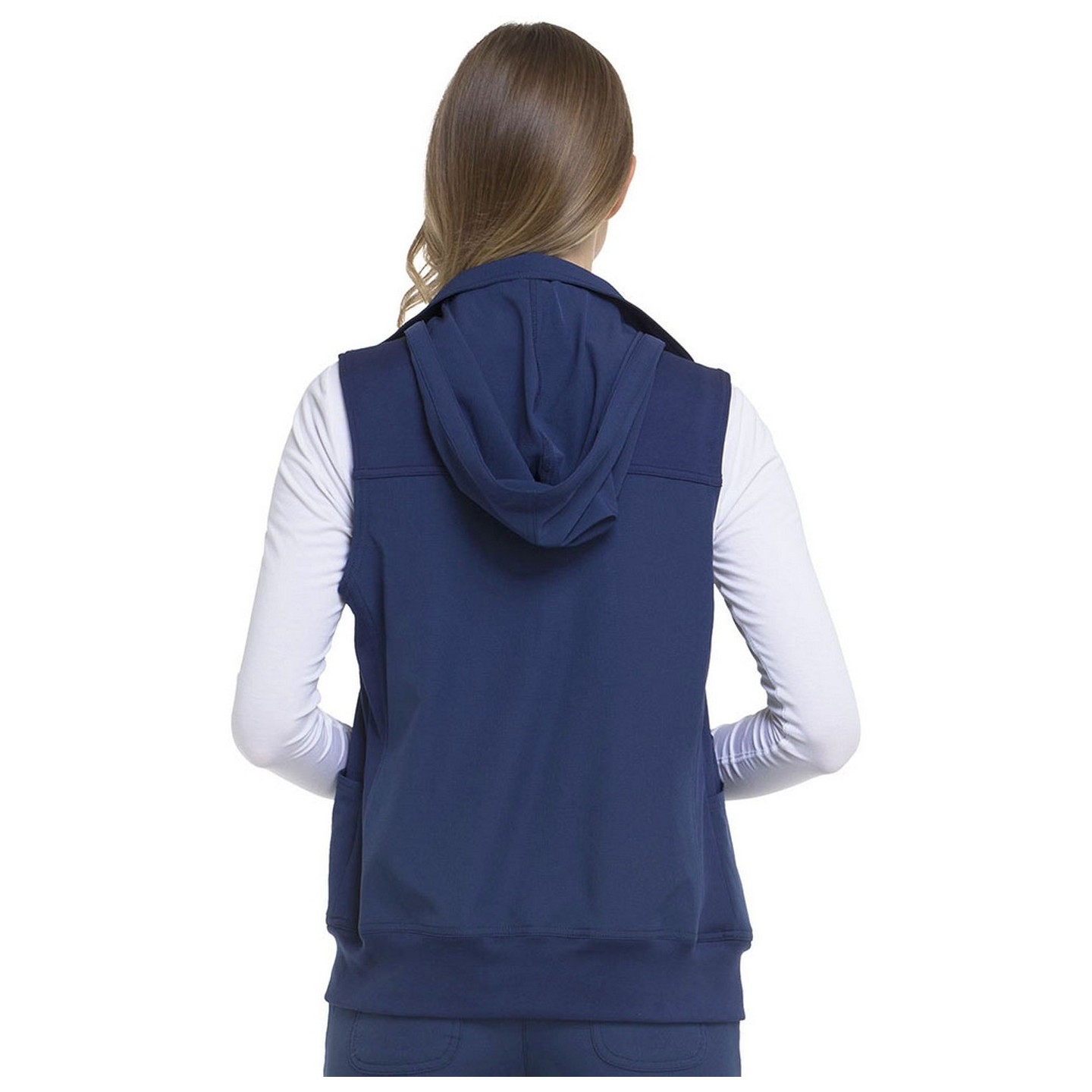 HS500 Break on Through Warm Up Vest with Removable Hood by HeartSoul