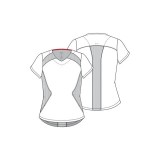 IN620A GNR8 Contemporary V-Neck Top with Kangaroo Pocket by Infinity